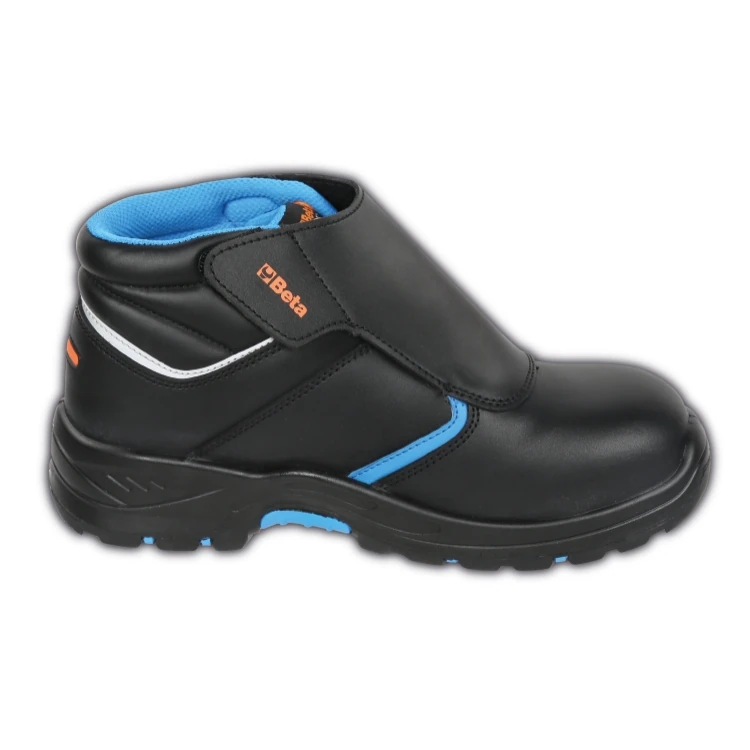 Beta 7203BP scarpe alte in pelle liscia idrorepellente con rapido sfilamento