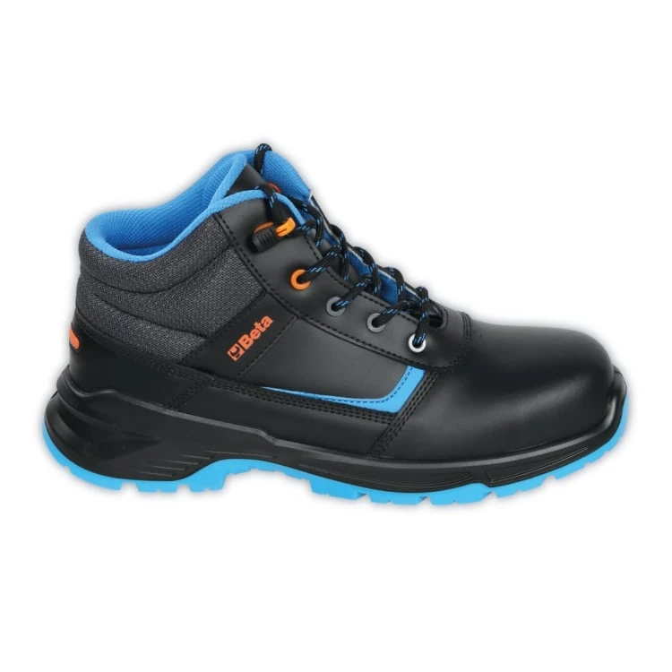Beta 7203BP scarpe alte in pelle liscia idrorepellente con rapido sfilamento