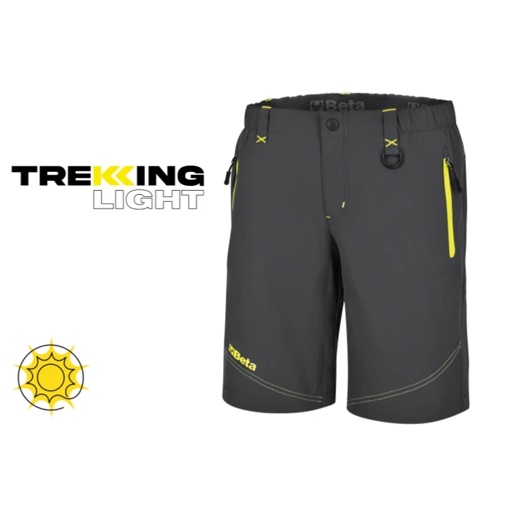Beta 7611G pantaloni da lavoro multitasche in 97% cotone 3% tessuto elasticizzato, 220 g/m², grigio
