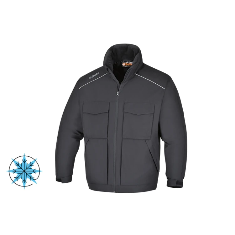[077500005] Beta 7750N bomber da lavoro multitasche in 100% poliestere, imbottitura in 100% poliestere 120 g nero
