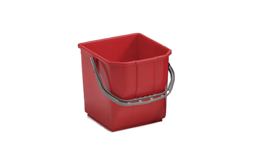 Secchio Rosso/Blu con Strizzatore 13 lt TTS