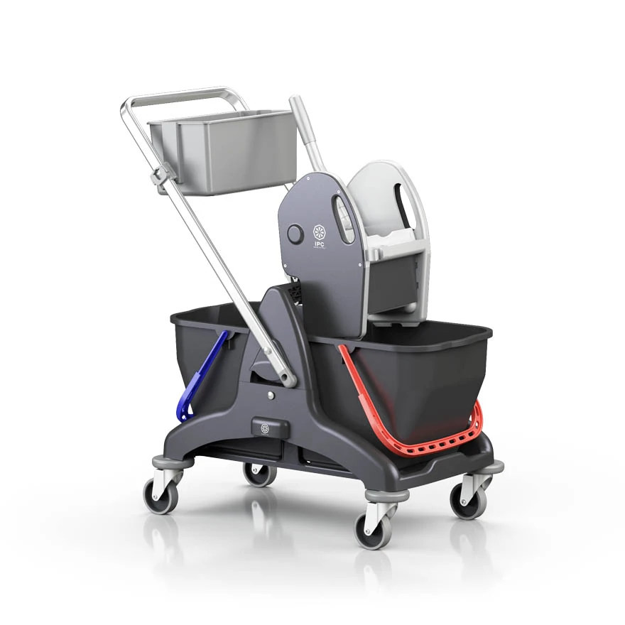 [CARR00434] IPC Carrello Bis Black Is Green 2X25 l senza Vaschetta e Spessimetro