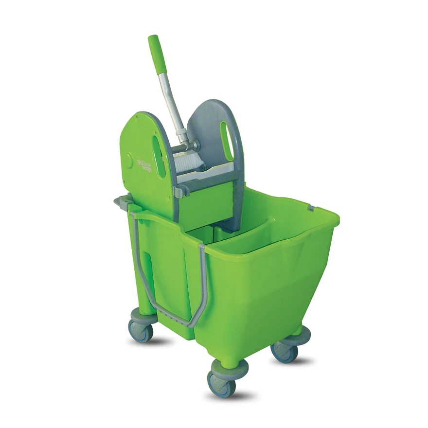 [SECC00037 - IP04] IPC Carrello Doppiavasca 12 + 18 l Giallo Con Strizzatore New Line / Strong senza Valvola