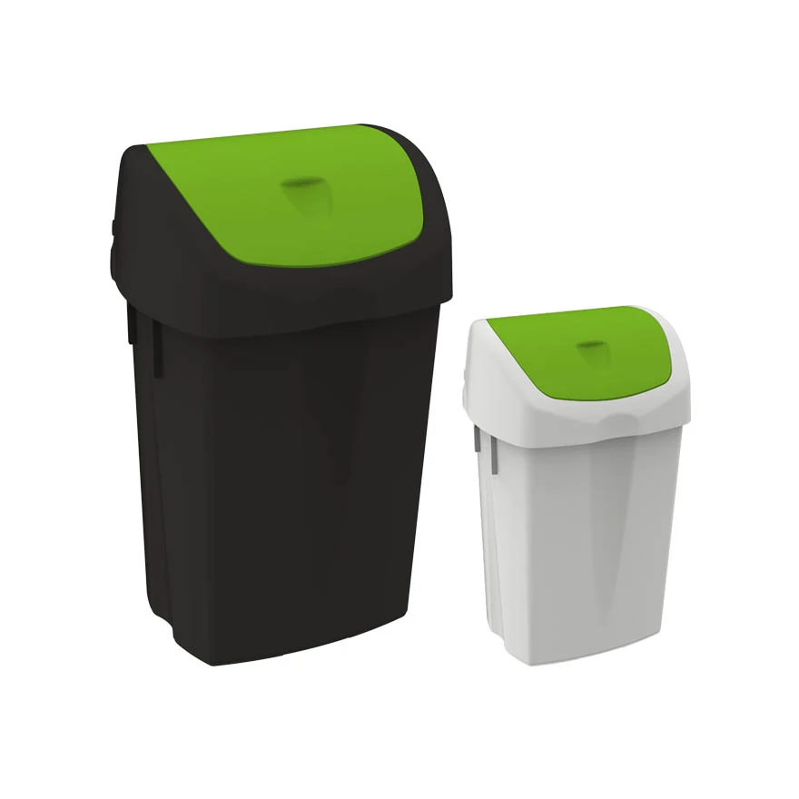 IPC Binny con Coperchio Basculante 25 l, Blu