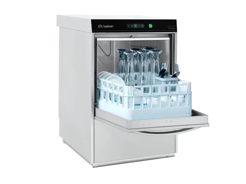 Lamber S460-TFT-ADD-D-P — Lavabicchieri con Addolcitore, Dosatore Lavaggio ADD e Pompa Scarico