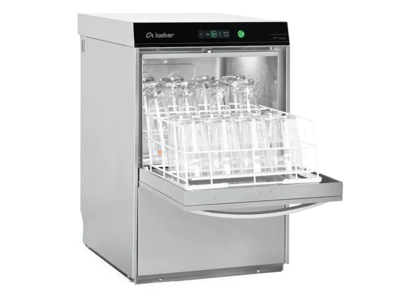 Lamber S480-TFT-D-P — Lavabicchieri con Dosatore Lavaggio e Pompa Scarico