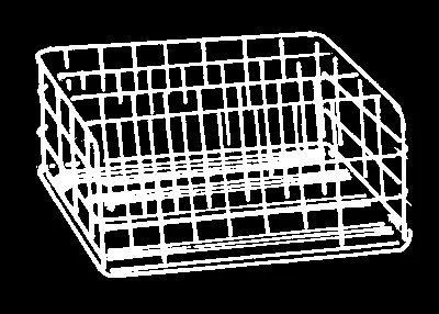Lamber CA-40 — per macchine 400x400-H150 cesto 40x40 bicchieri H260÷300 ø 100 mm 16 bicchieri