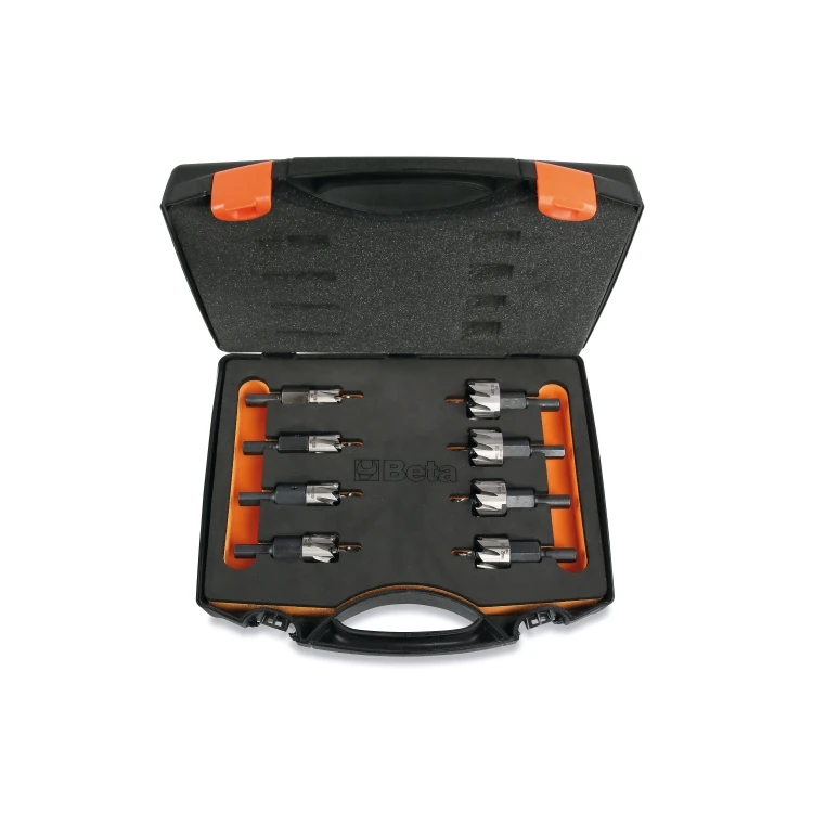 [004510308] Beta 451/C assortimento di 8 frese a tazza in acciaio HSS interamente rettificate