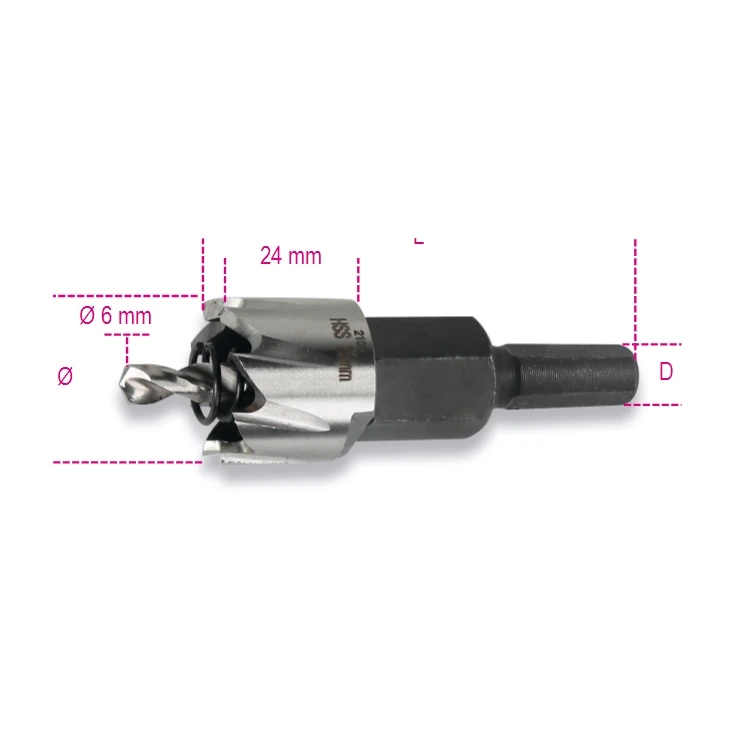 Beta 451 frese a tazza in acciaio HSS interamente rettificate