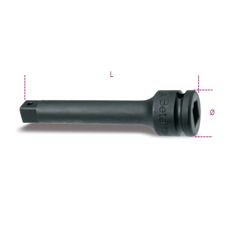 Beta 720/16 prolunga Macchina con attacchi quadri maschio e femmina 1/2"