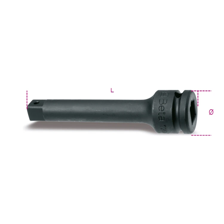 Beta prolunga Macchina con attacchi quadri maschio e femmina 3/4"