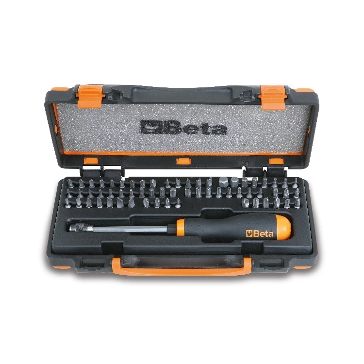 Beta 861/C61P 61 inserti per avvitatori e 1 portainserti a sgancio rapido
