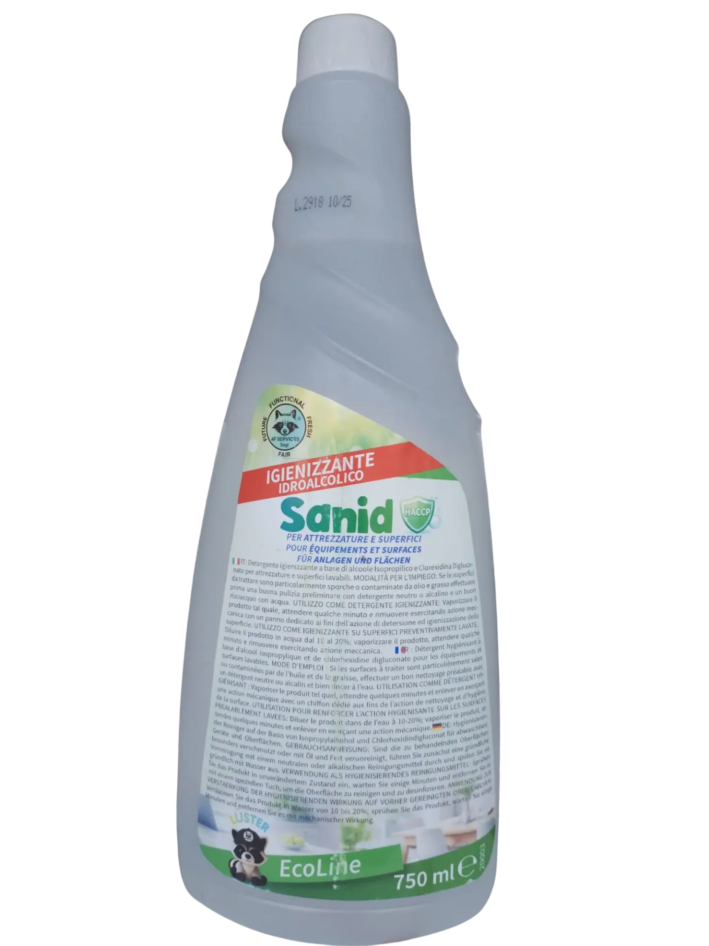 Sanid Detergente igienizzante rapida asciugatura superfici 750 ml