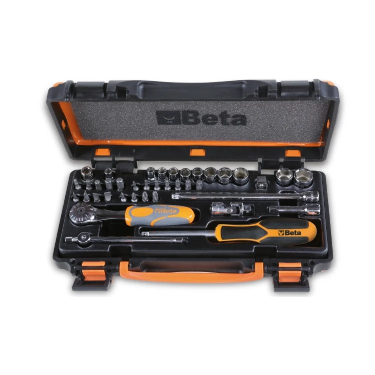 Beta 900/C11Z 11 chiavi a bussola a mano esagonali, 20 inserti per avvitatori e 8 accessori