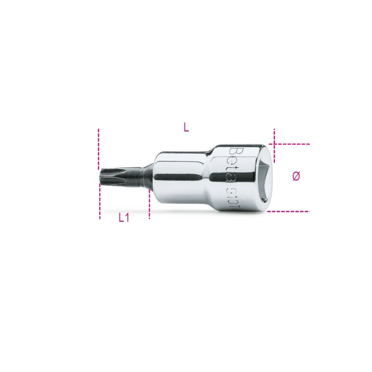 Beta 910TX chiavi a bussola a mano maschio per viti con impronta Torx®