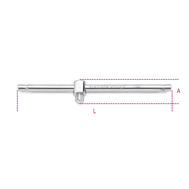 Beta 910/42 quadro maschio 3/8” con spina scorrevole