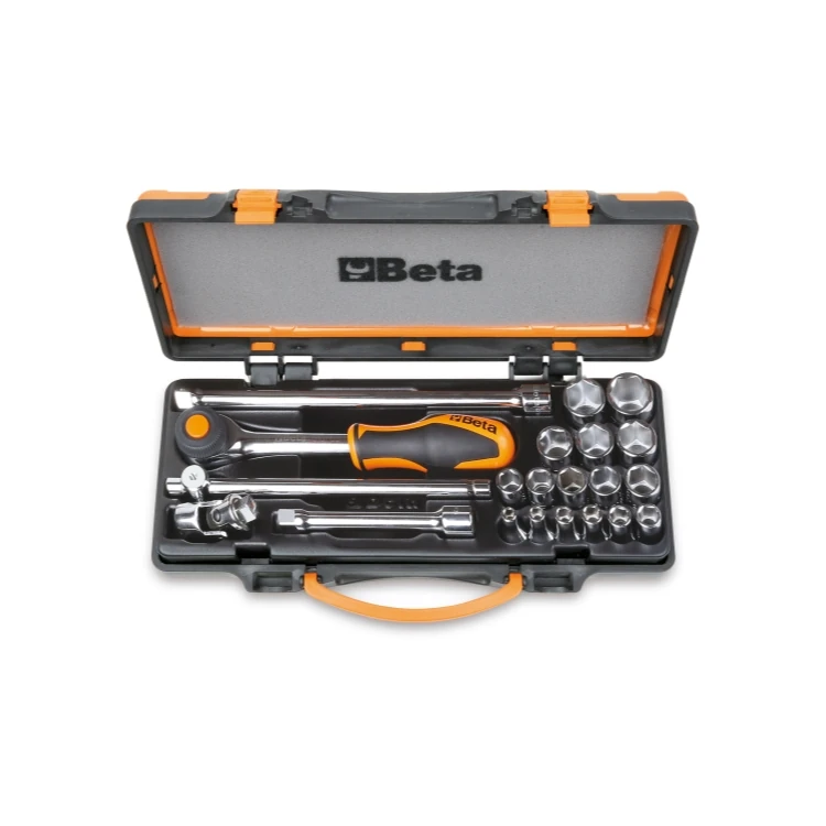 [009100935] Beta 910A/C16HR 16 chiavi a bussola a mano esagonali e 5 accessori