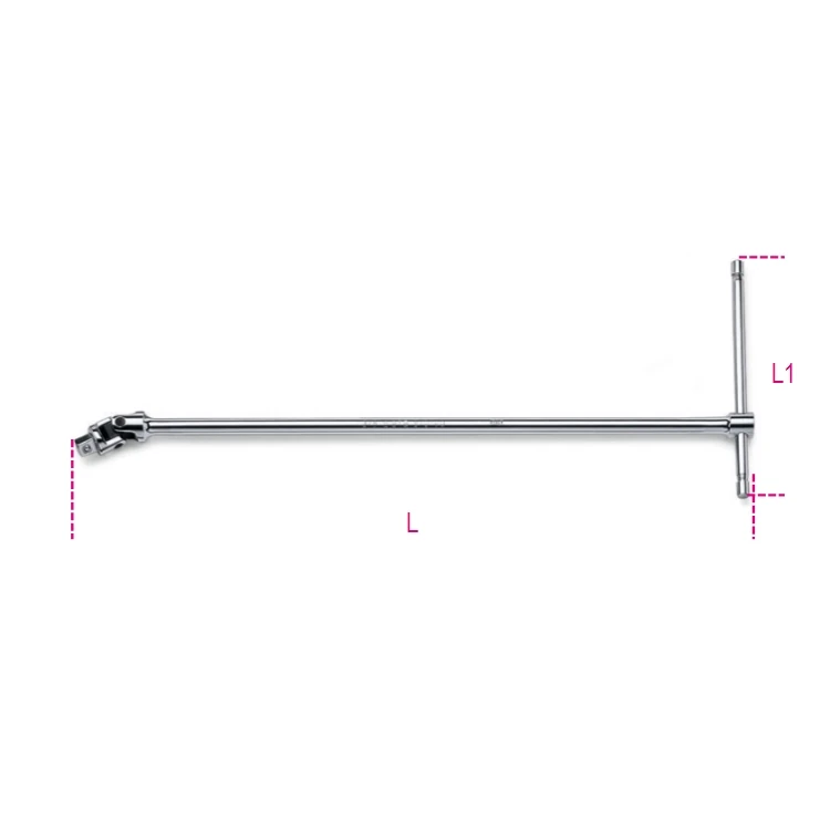 Beta quadro maschio 1/2” snodato a T