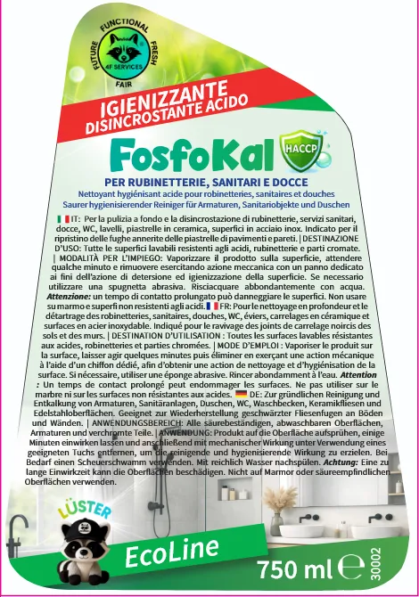 [30002] FosfoKal Disincrostante Igienizzante Forte 750ml
