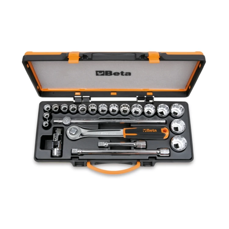 [009200942] Beta 920AS/C17X 17 chiavi a bussola a mano poligonali e 5 accessori