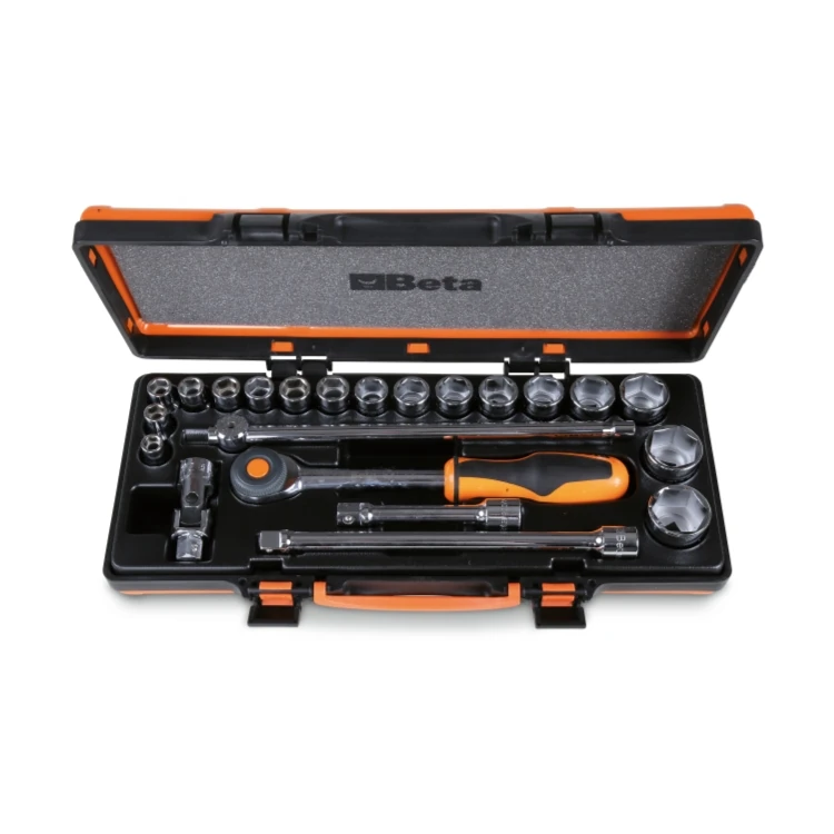 [009200939] Beta 920AS/C17X 17 chiavi a bussola a mano poligonali e 5 accessori