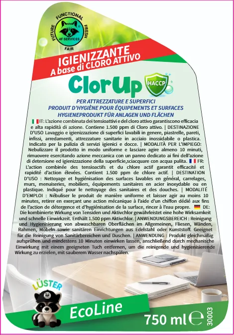 [30003] ClorUP Detergente Igienizzante CloroAttivo 750 ml
