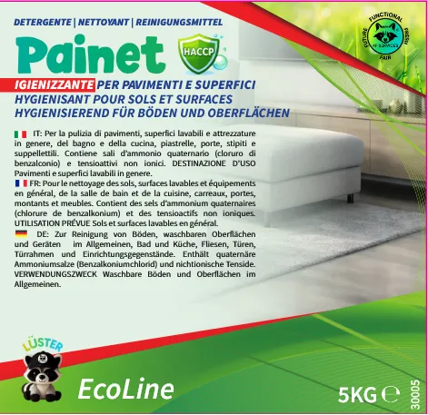 [30005] Painet Detergente Igienizzante Pav. e Superf. 5Kg