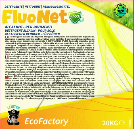 [50002] Fluonet Det.pav. Alcalino Giallo Fluo 20 kg