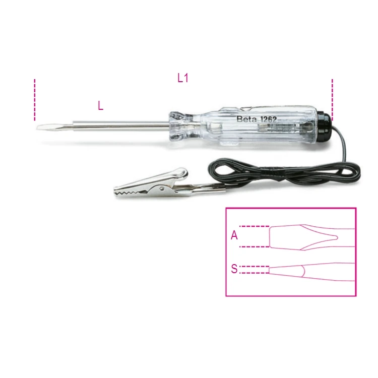 [012540001] Beta 1254 giravite provacircuito 6÷24V