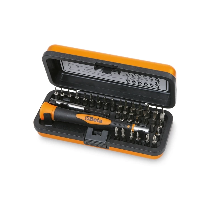 [012560100] Beta 1256/C36-2 microgiravite con 36 inserti intercambiabili da 4 mm e prolunga magnetica