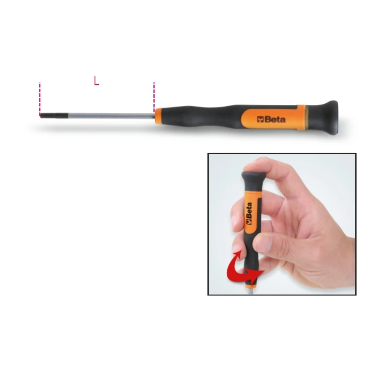 [012570045] Beta 1257ES microgiravite a chiave maschio esagonale