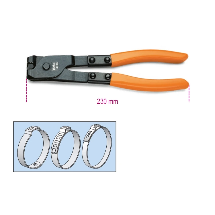 Beta 1473A pinza con reggiasola per collari OETIKER®