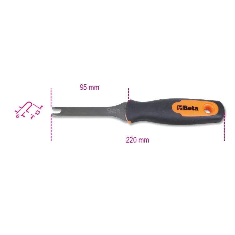 Beta 1479U/13 levapioli lama inox