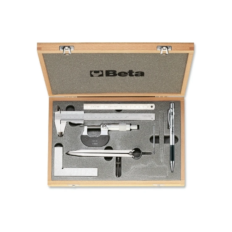 [016850110] Beta 1685/C7 assortimento di 7 strumenti per misurare e tracciare