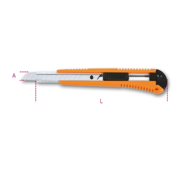 Beta 1770A cutter 9mm con blocco automatico della lama, fornito con 3 lame