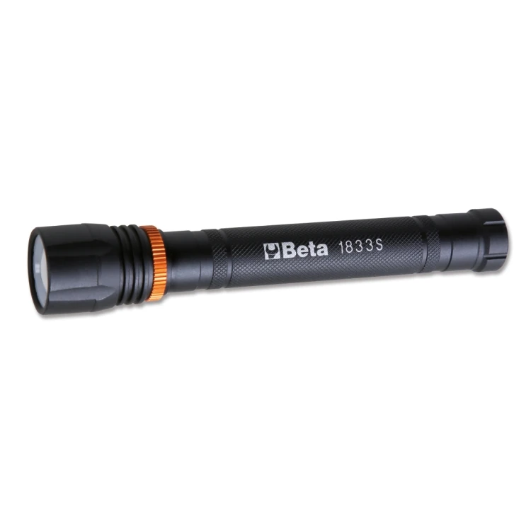 [018330002] Beta 1833S torcia LED ad alta luminosità in robusto alluminio anodizzato, fino a 500 Lumen