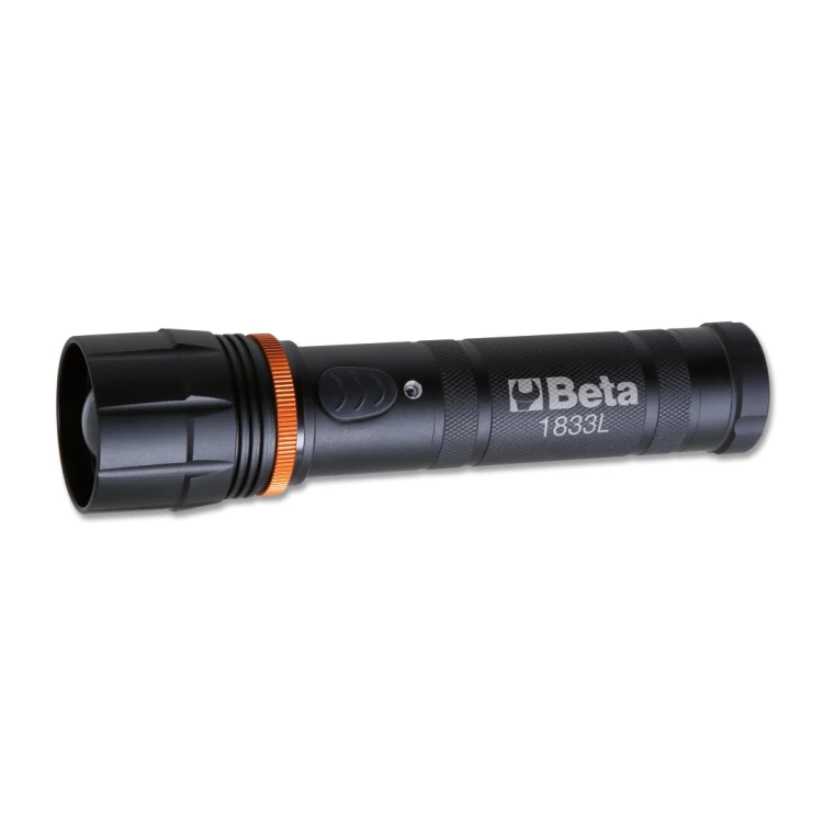 [018330004] Beta 1833L torcia LED ad alta luminosità in robusto alluminio anodizzato, fino a 1100 Lumen