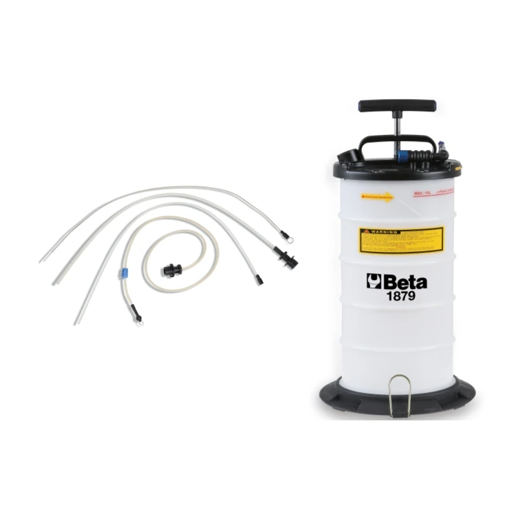 [018790504] Beta 1879R/K4 kit di 4 tubi di ricambio per aspiratore liquidi 1879