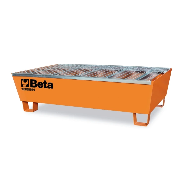 [018890220] Beta 1889N base in acciaio per movimentazione e stoccaggio di 2 fusti da 200 l