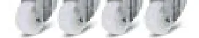 [030260910] Beta 3026/R0,5 4 ruote girevoli di ricambio per sollevatore idraulico 3026 1,0