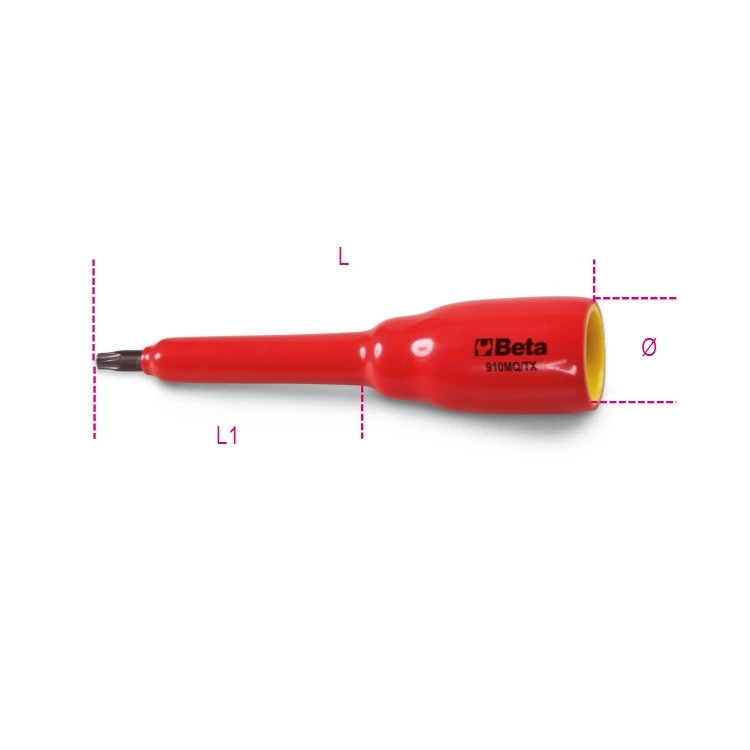 Beta 910MQ/TX chiavi a bussola maschio per viti con impronta Torx®