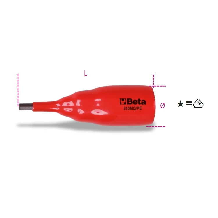 [009100608] Beta 910MQ/PE chiavi a bussola maschio esagonale