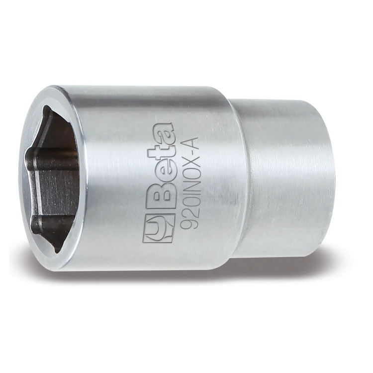 [009203019] Beta 920INOX-A chiavi a bussola a mano bocca esagonale in acciaio inossidabile