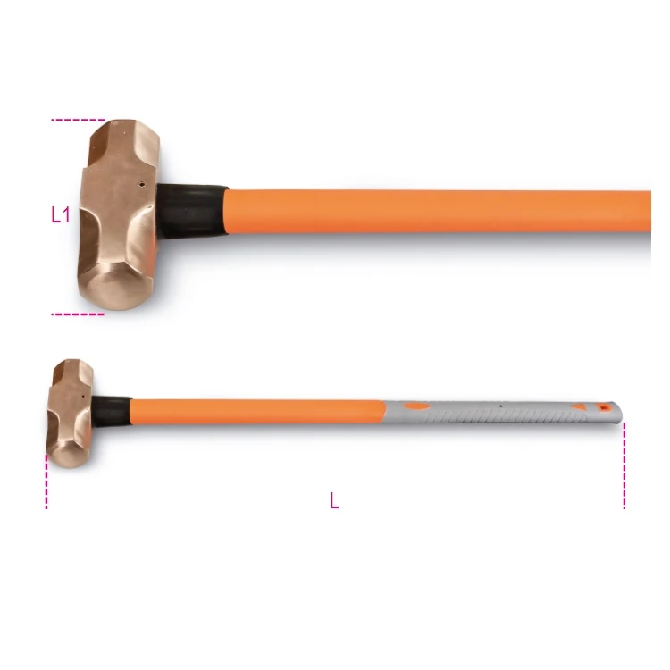 [013810888] Beta 1381BA/PL mazze antiscintilla, manico in fibra
