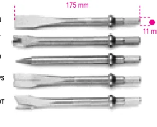 Beta 1940S... scalpelli per martelli scalpellatori 1940