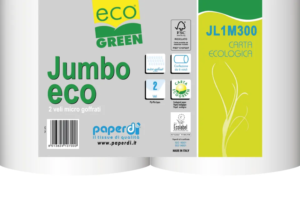 [C065] Carta Igienica JUMBO ECO Ecolabel