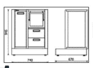[050001283] Beta modulo fisso di servizio per arredo officina RSC50 2.0