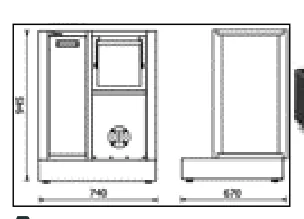 [050001281] Beta modulo fisso di servizio per arredo officina RSC50 2.0, vuoto
