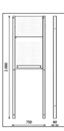 [050001313] Beta pannello forato inferiore per arredo officina RSC50 2.0