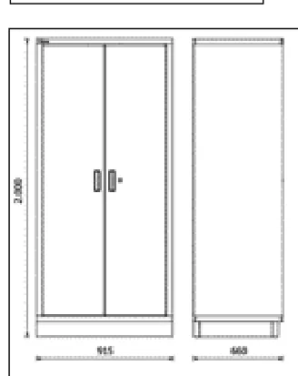 [050001412] Beta armadio in lamiera a 2 ante per arredo officina RSC50 2.0